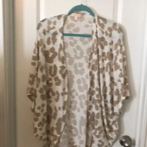 Animal print cardigan